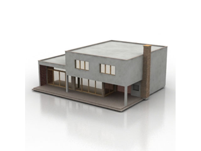 Free House 3 N757 3D model For Architecture 3Ds Max Model Download